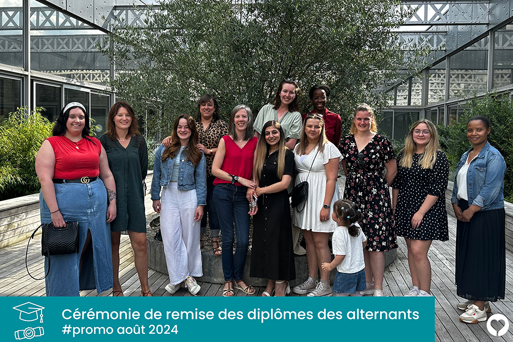 Cérémonie de remise des diplômes des alternants 2024